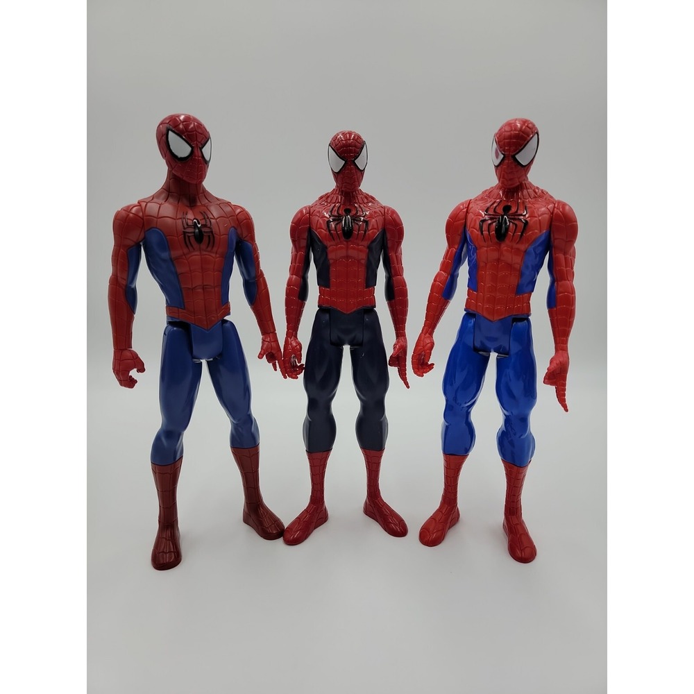 Marvel Avengers Infinity War Titan Hero Series 3x Spider man Figure Bundle 010